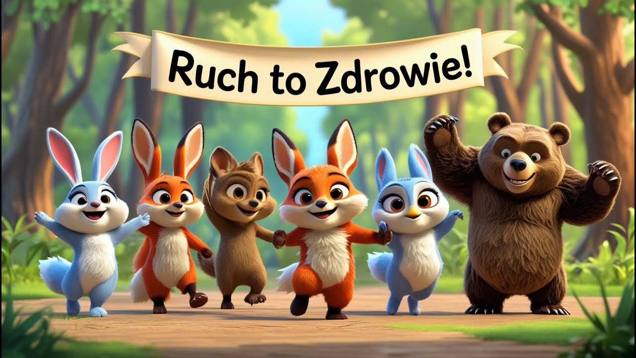 Polska Piosenka Dla Dzieci O Ruchu i Ćwiczeniach - Ruch To Zdrowie Nowa 2025
