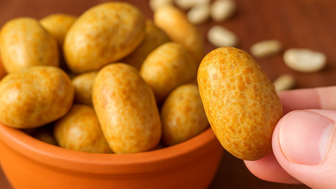 Coated Peanuts for Appetizers: Flour-Free, Gluten-Free 🥜 4 Ingredients | Homemade Snack