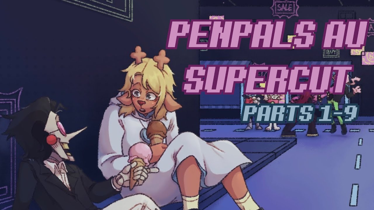 Penpals AU: Supercut, Parts 1-9 - Deltarune Comic Voice Over