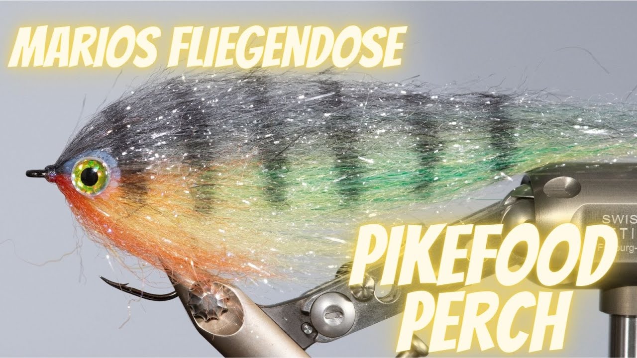 Marios Fliegendose - Pikefood Perch - Hechtfliege binden