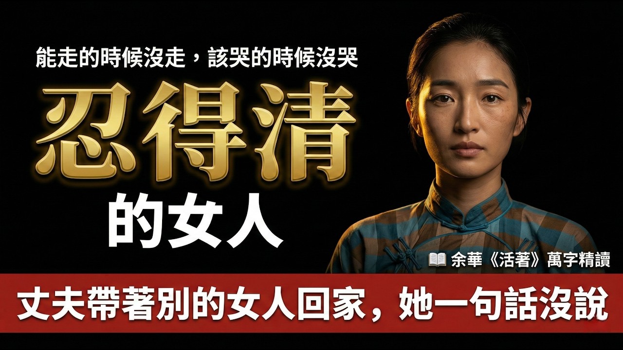 余華《活著》：丈夫賭光了一切，她卻賭贏了一輩子