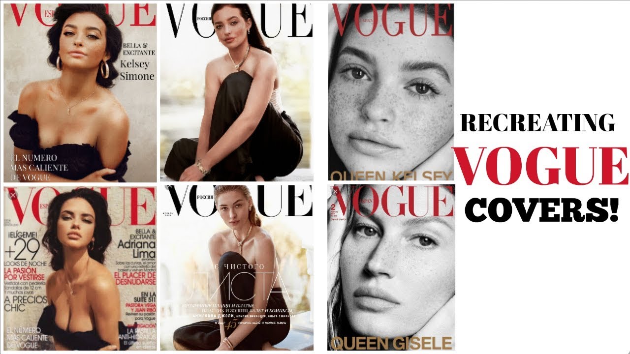 RECREATING VOGUE COVERS!!