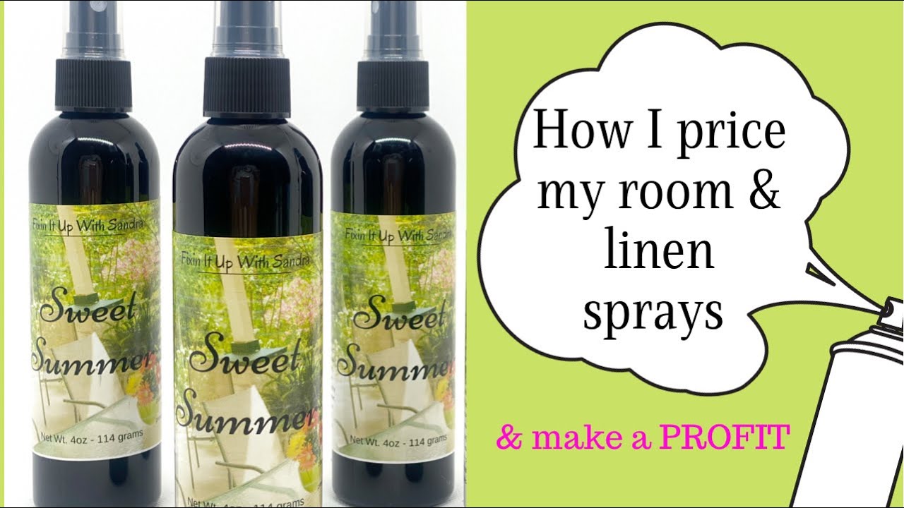 How I price my room & linen sprays