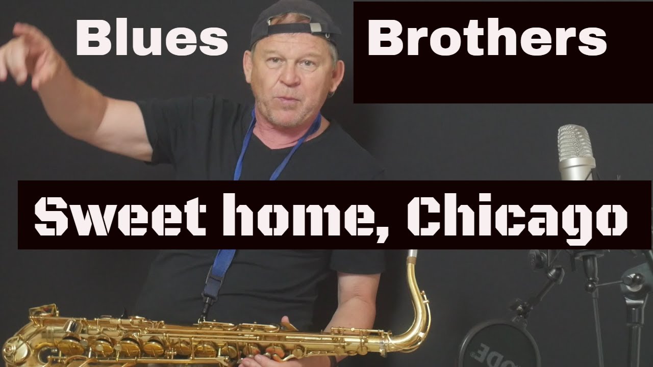 The Best Blues Brothers Solo You'll Ever Hear - Sweet Home Chicago- Sheets + Backing
