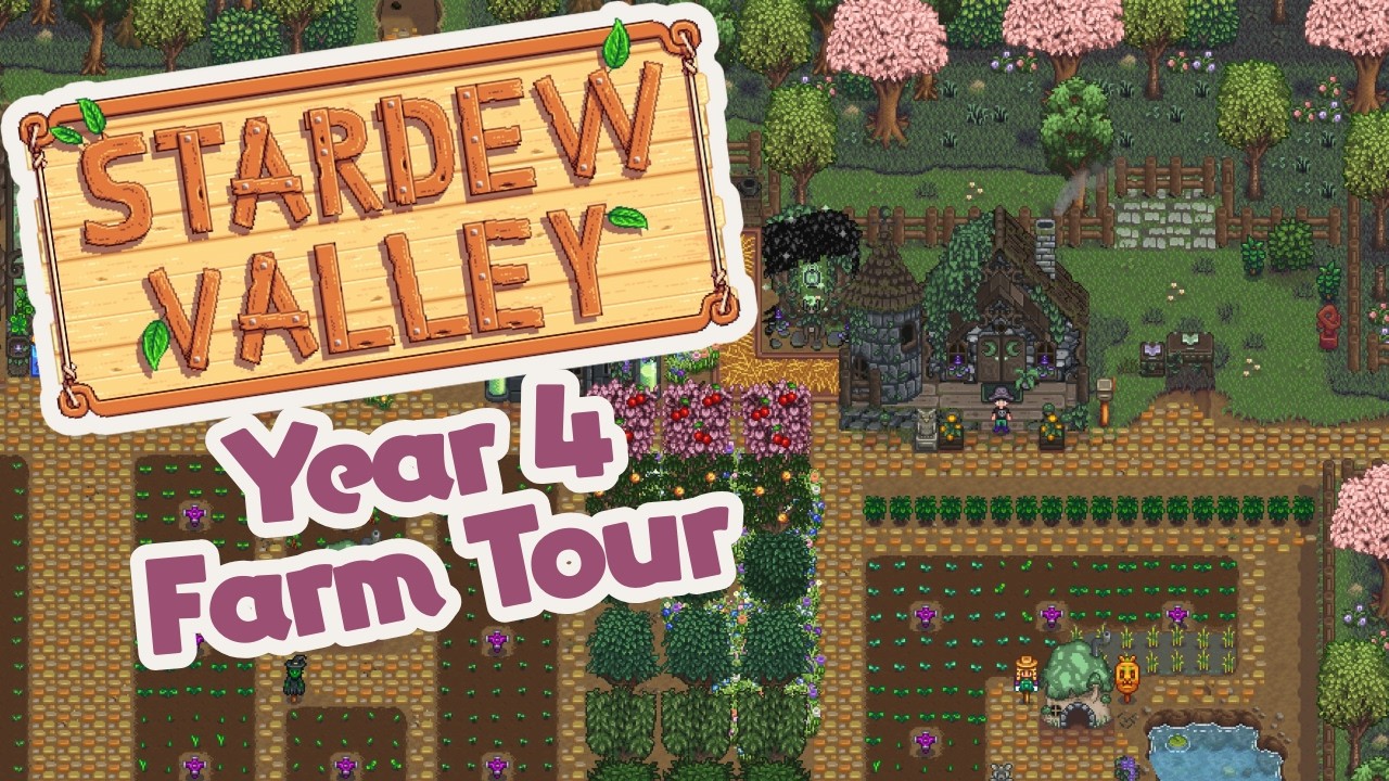 Моя вечная экскурсия по ферме в Stardew Valley, 4-й год.