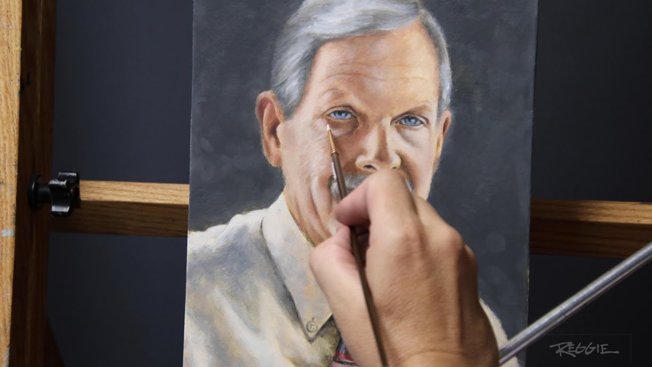 Patrick E. Poce - Portrait Painting Time Lapse