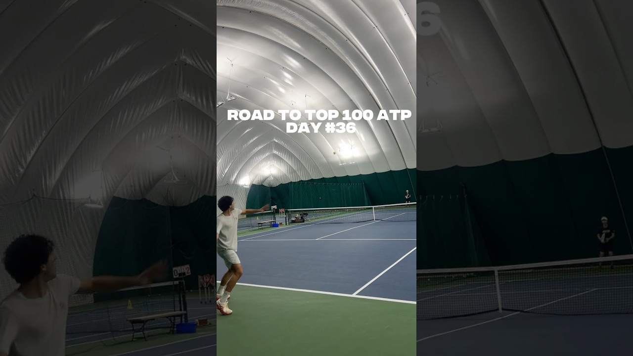 ROAD TO TOP 100 ATP DAY#36 💪Follow along my journey 