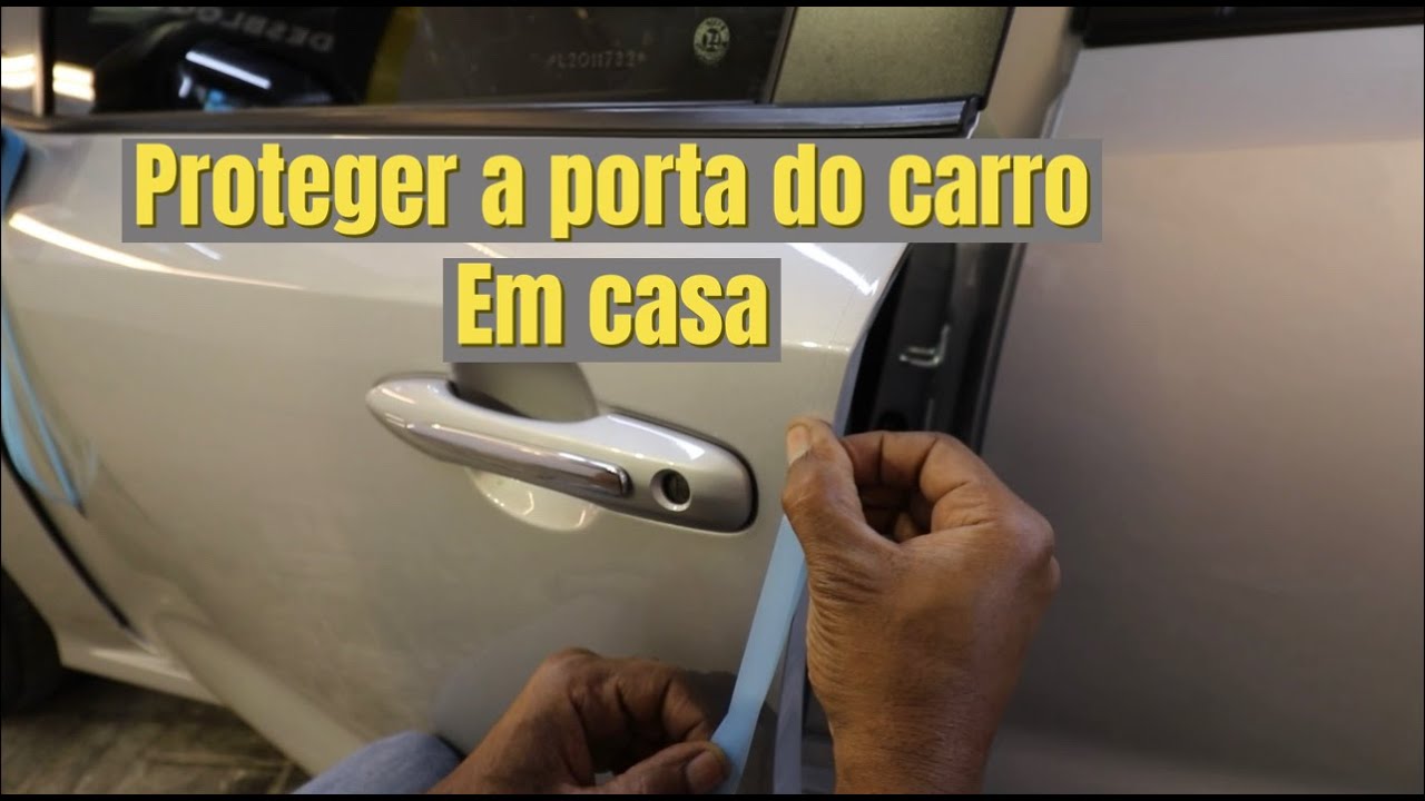 Como proteger a porta do carro em casa com PPF...