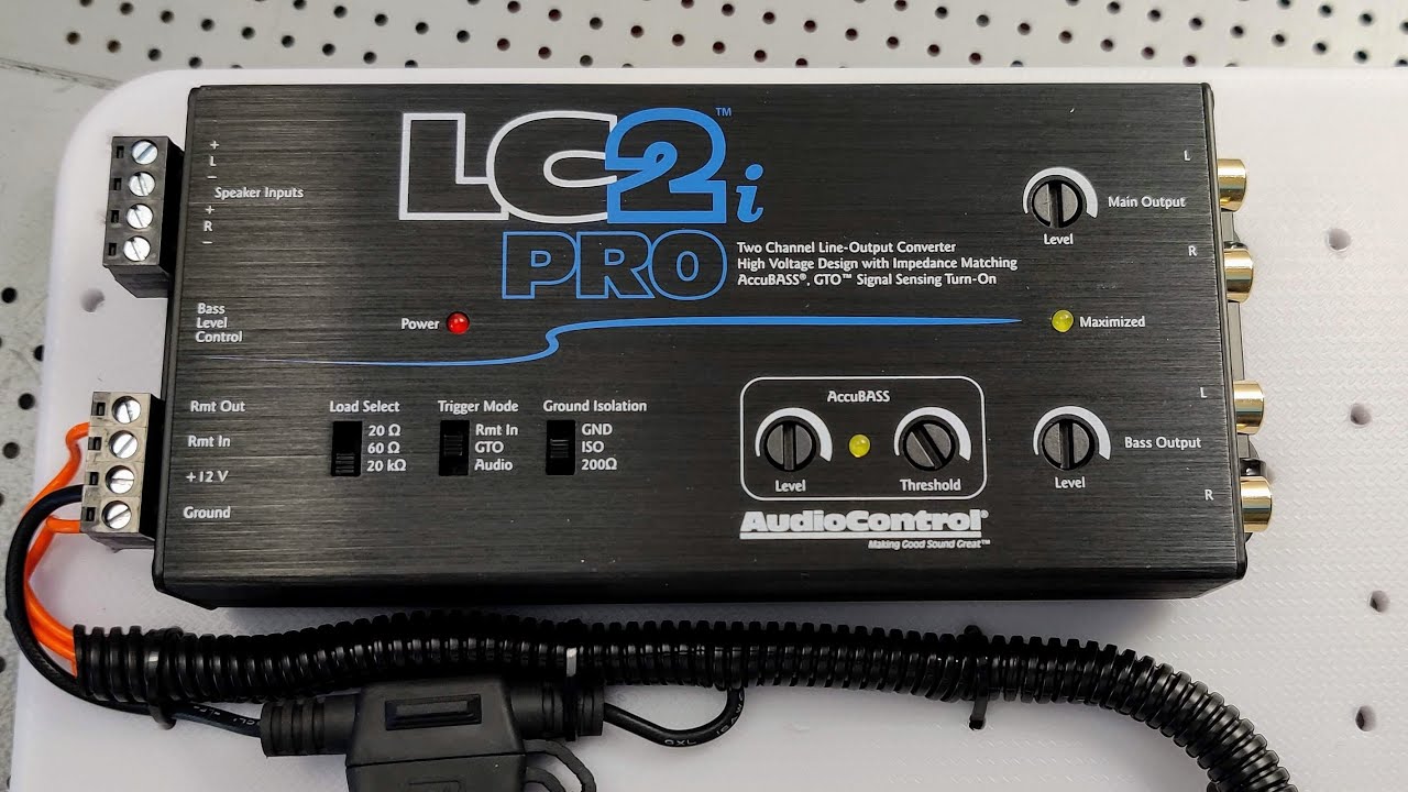 LC2i Pro - Shared Power & Ground with Amplifier plus Remote Turn On 💯