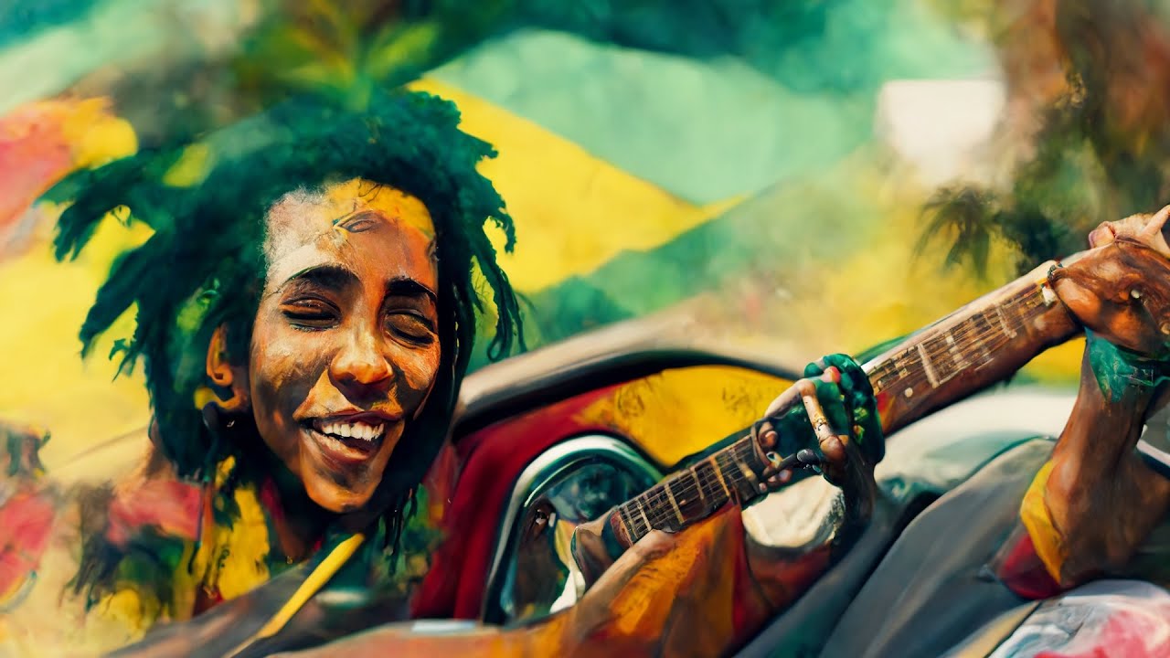 Bob Marley - No woman no cry (Нейросеть клип), neural network clip.