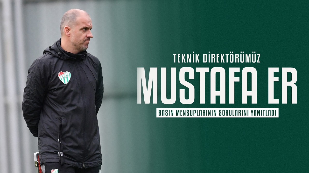 Teknik Direktörümüz Mustafa Er Basın Mensuplarının Sorularını Yanıtladı