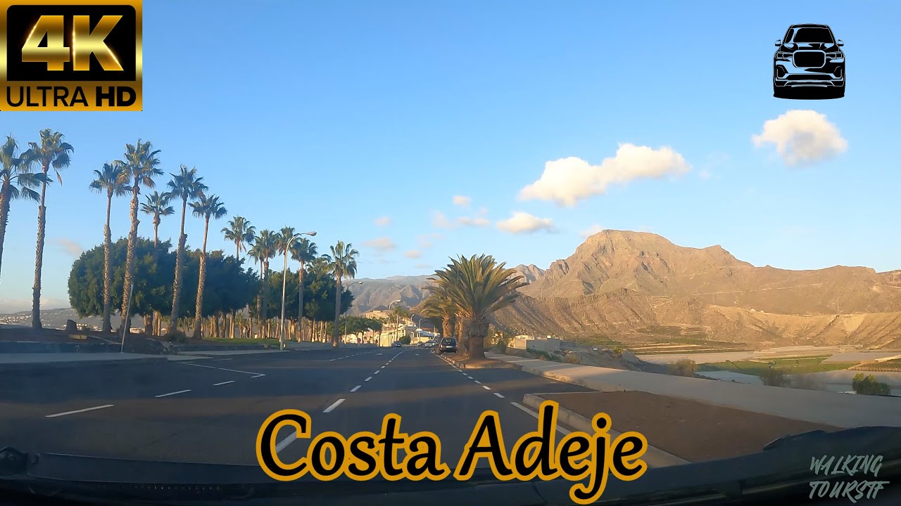 TENERIFE [4K] | Driving Tour in Costa Adeje 🚘 [Dec 2021 - 23ºC 🌞]