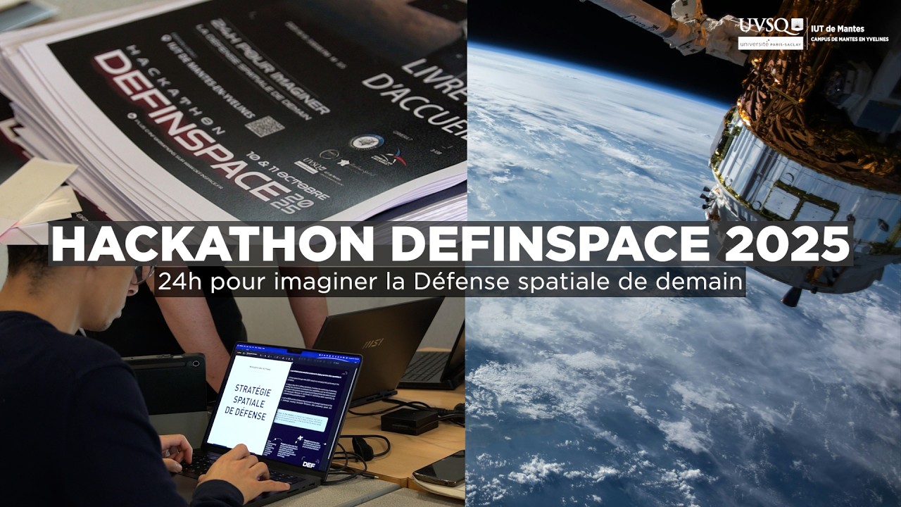 DefInSpace 2025 &agrave; l&rsquo;IUT de Mantes &ndash; Les &eacute;tudiants et &eacute;tudiantes de l&rsquo;UVSQ rel&egrave;vent le d&eacute;fi spatial 🚀