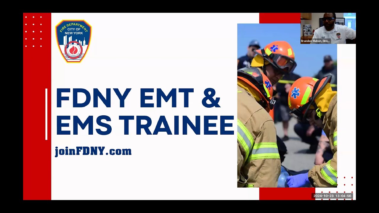 FDNY Now Hiring EMS & EMS Trainee: Testing, Requirements, Their Recruitment Goal, Salary Info