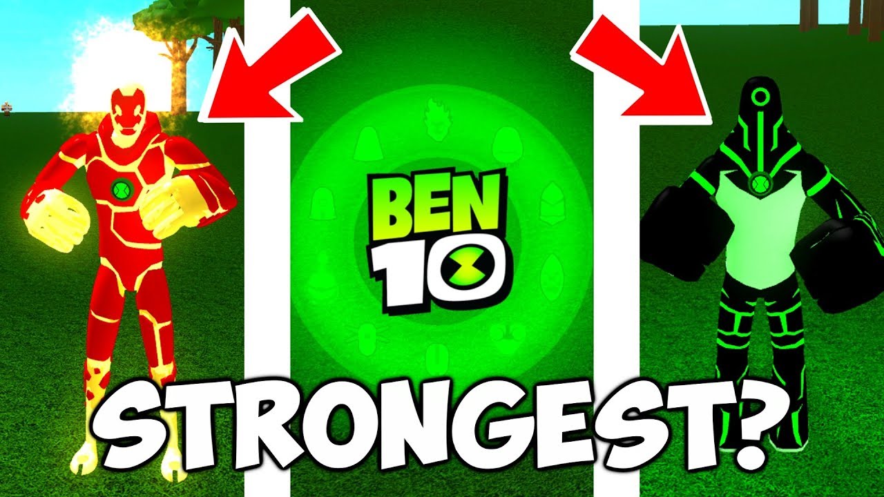 Who Is The Strongest Ben 10 Alien?! Roblox Ben 10 Arrival of Aliens Remake