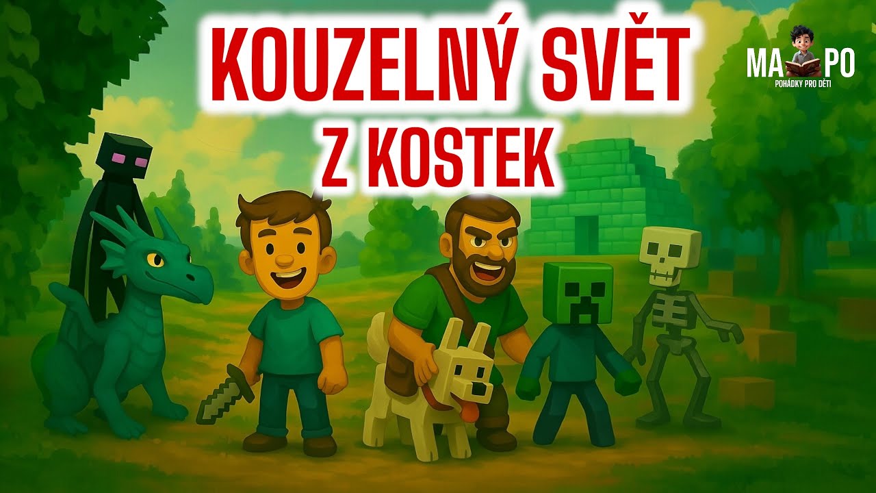 KOUZELNÝ SVĚT Z KOSTEK ✨🧙‍♂️🐺🏰🎧 | Audiopohádka pro děti