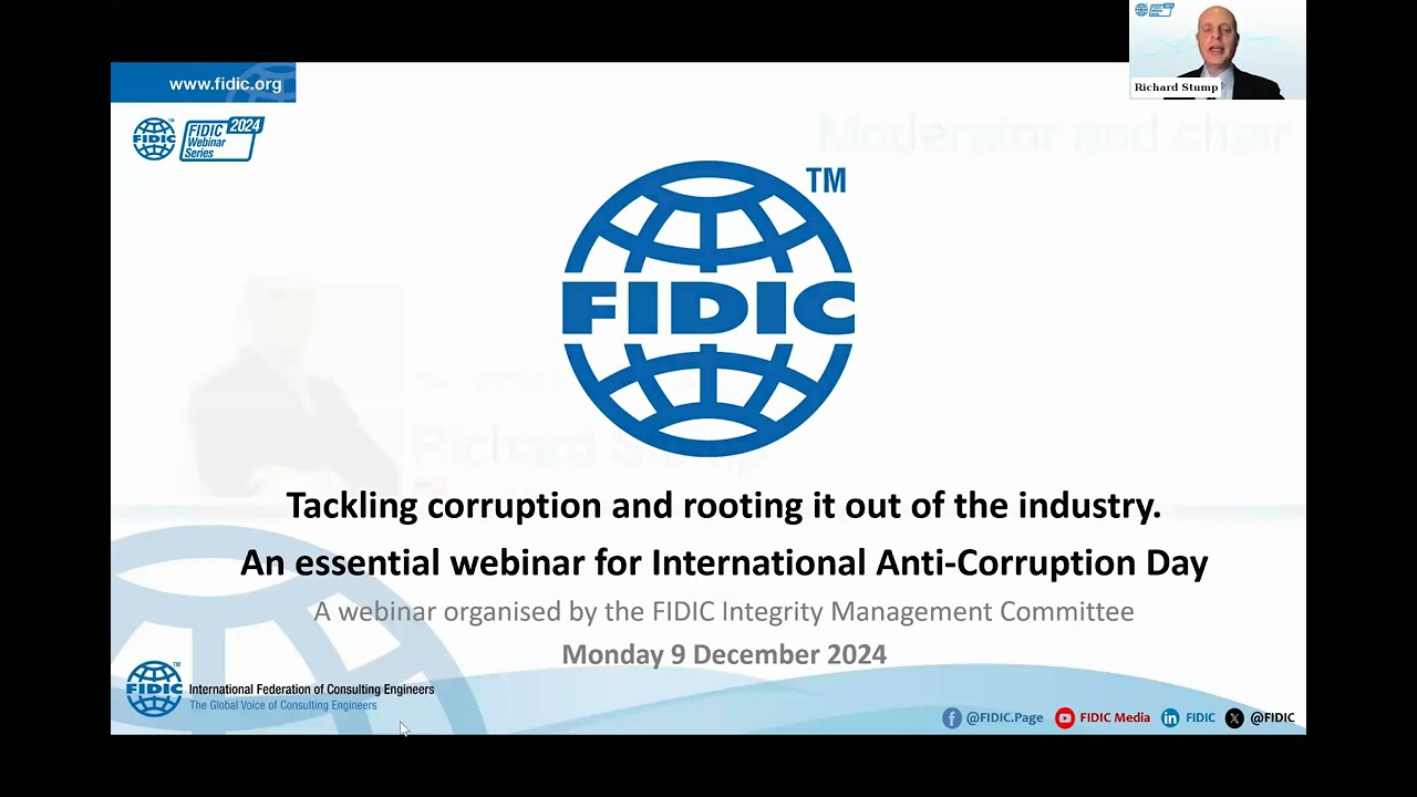 Tackling corruption and rooting it out of the industry - International Anti-Corruption Day