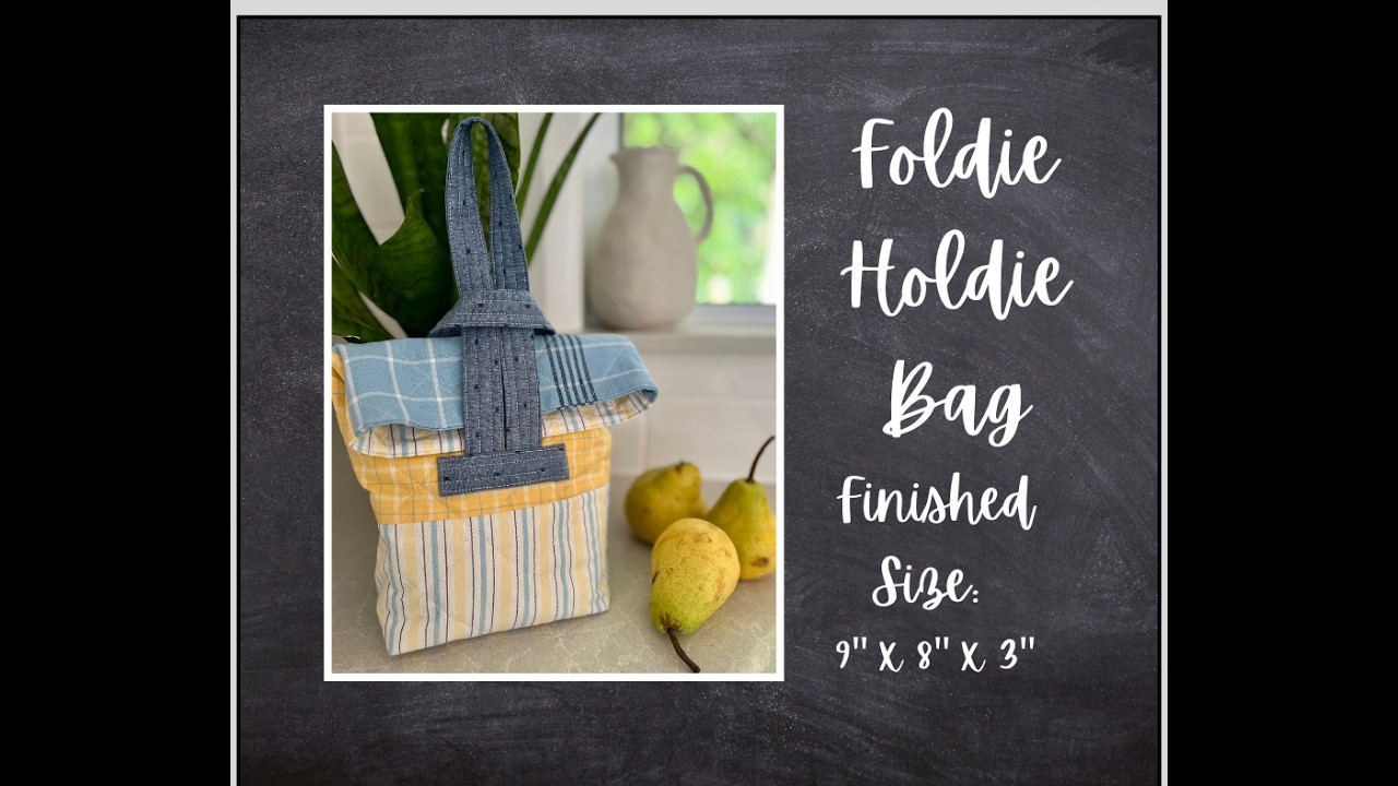 Foldie Holdie Bag Instruction Video by Jenelle Kent