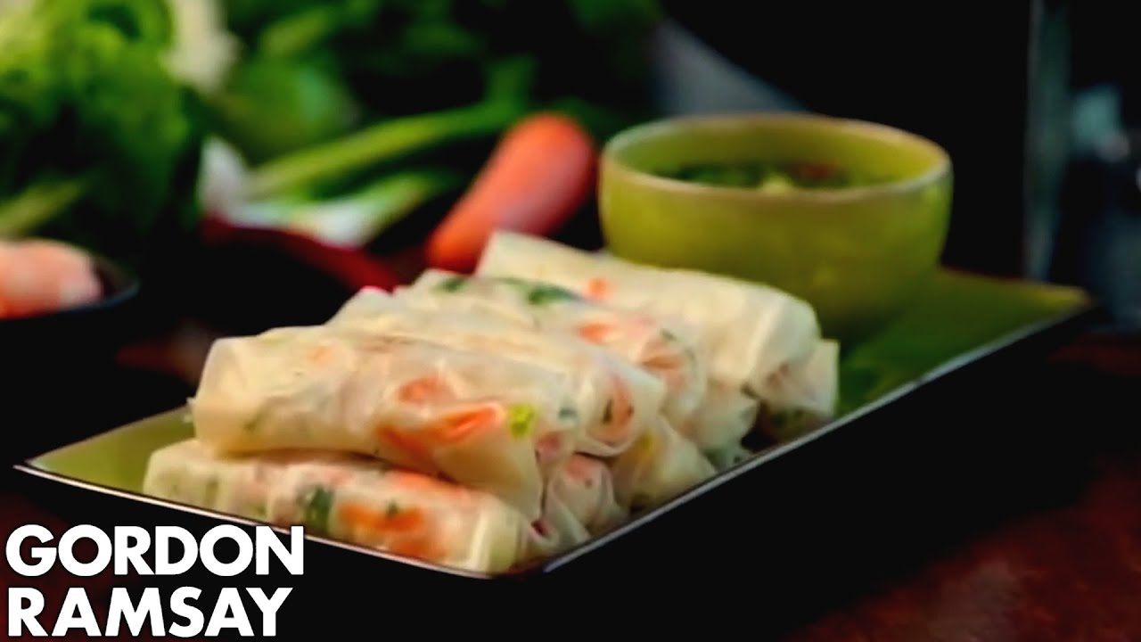 Fresh Prawn Rolls | Gordon Ramsay