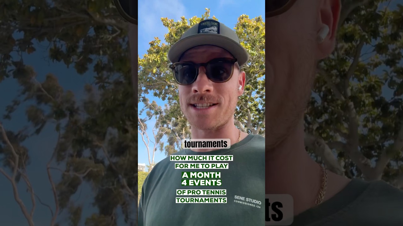 Сколько мне стоил месяц профессионального тенниса 🫣 #теннис #atptennis #теннисист