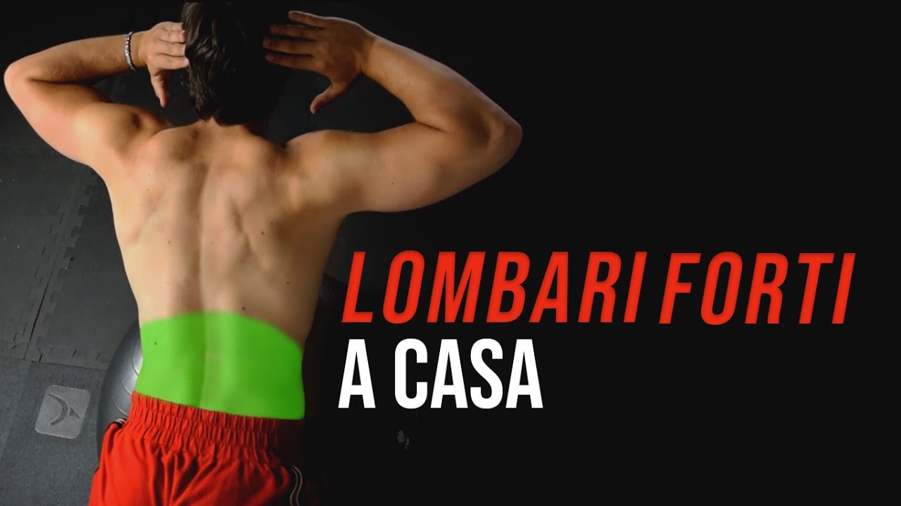 Come avere lombari forti a casa  (5 ESERCIZI A CORPO LIBERO)