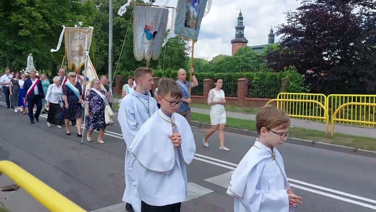 Kartuzy. Uroczystość Bożego Ciała w kolegiacie