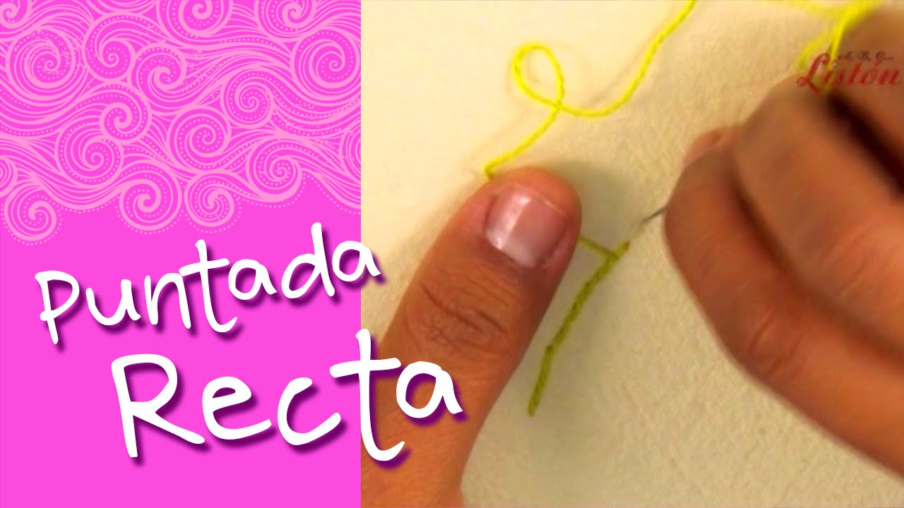 Puntada Recta