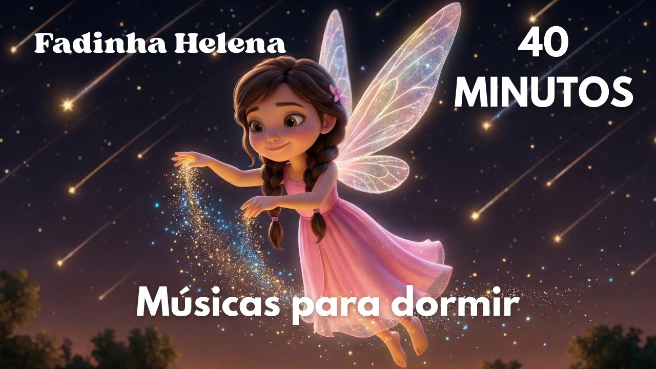 40 MINUTOS MÚSICA INFANTIL PARA DORMIR 🎤🎼 | Fadinha Helena