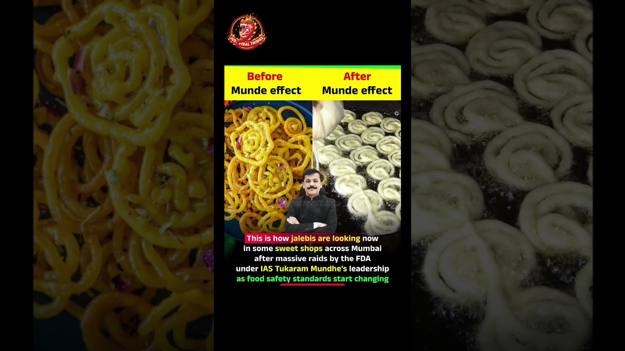 IAS Tukaram Mundhe's leadership as food safety standards start changing. #ias #tukarammunde #viral