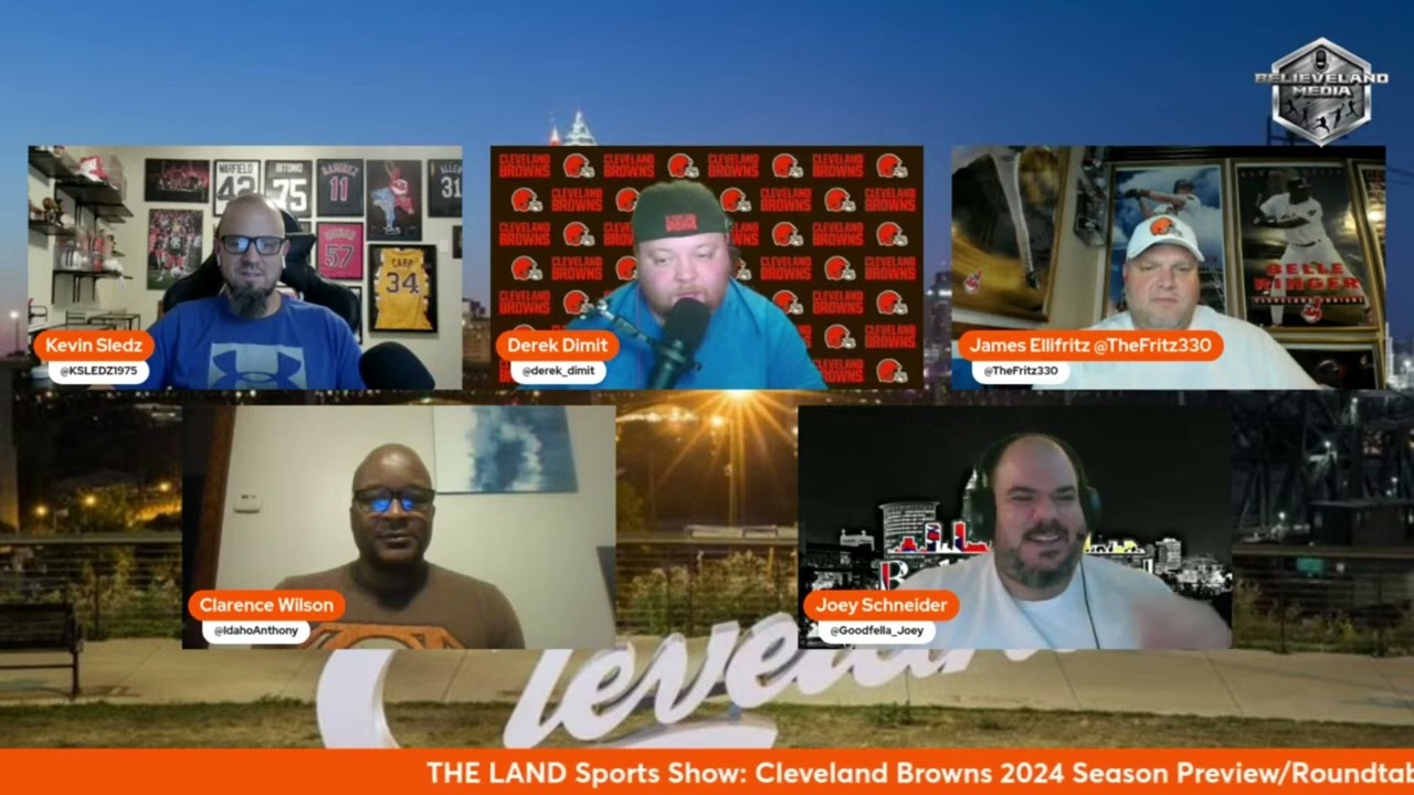 BelieveLand Media Previews 2024 Browns Season | THE LAND Sports Show