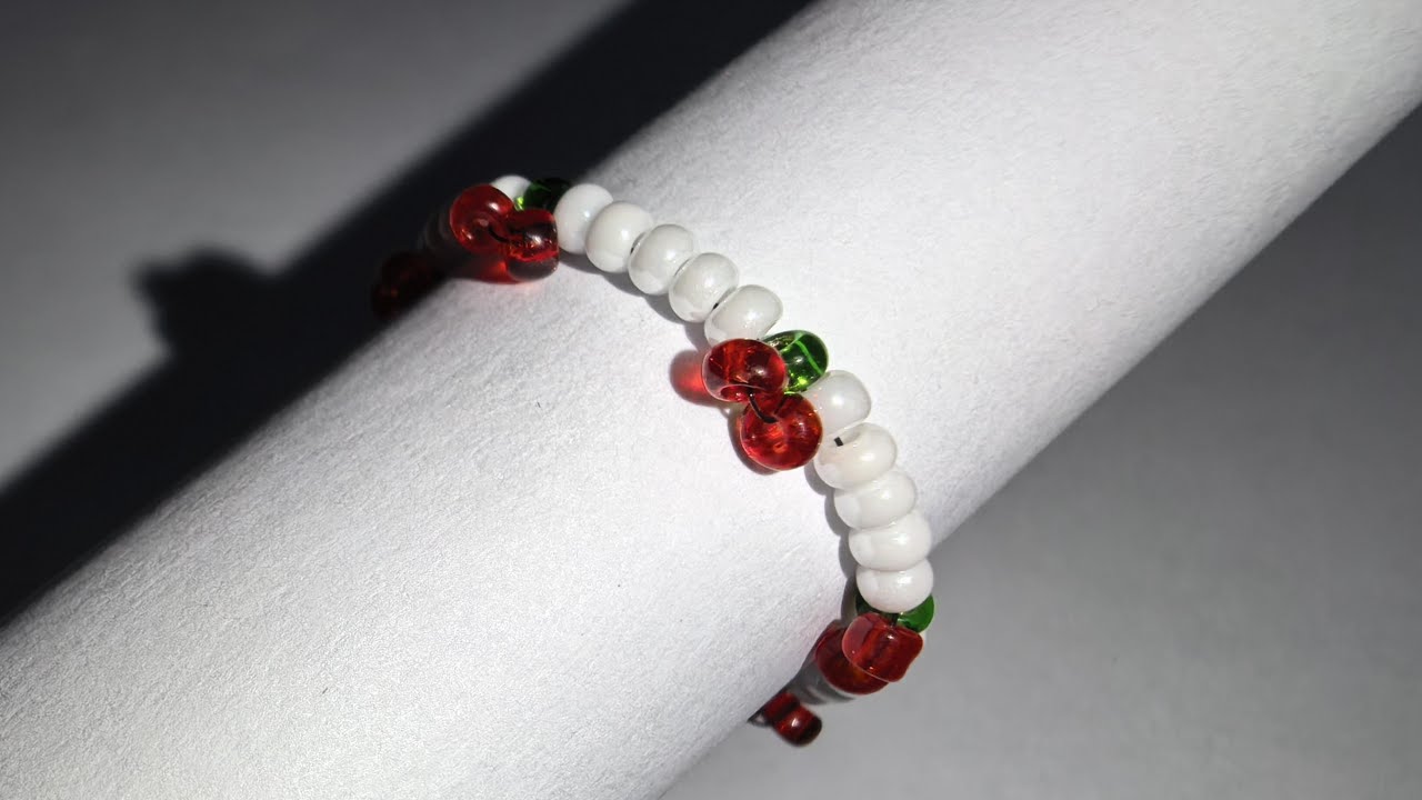 Beads for Beginners. Cherry Ring from Scratch: Step-by-Step & Easy!