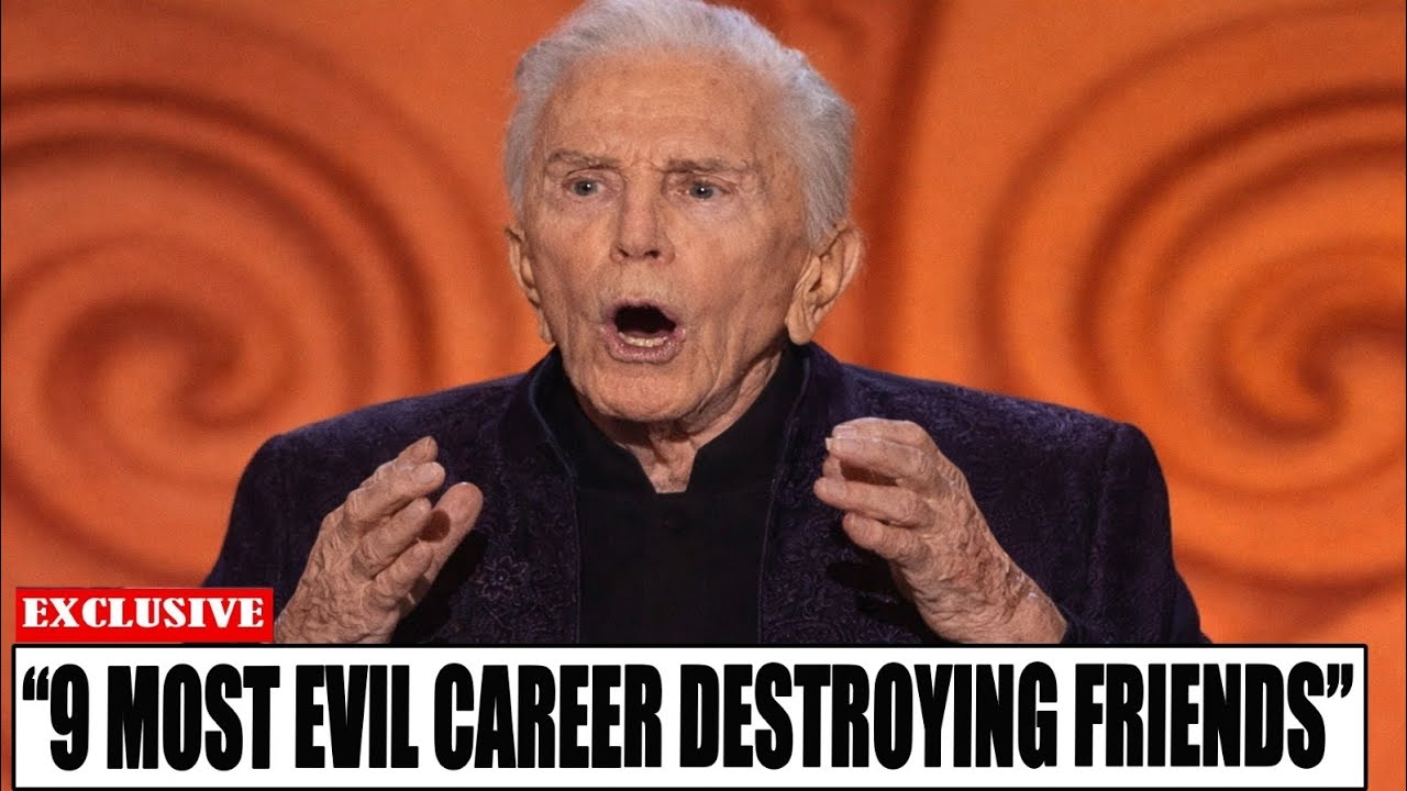 Kirk Douglas Revealed the 9 Stars Who Secretly Destroyed Their Friends' Careers in Old Hollywood