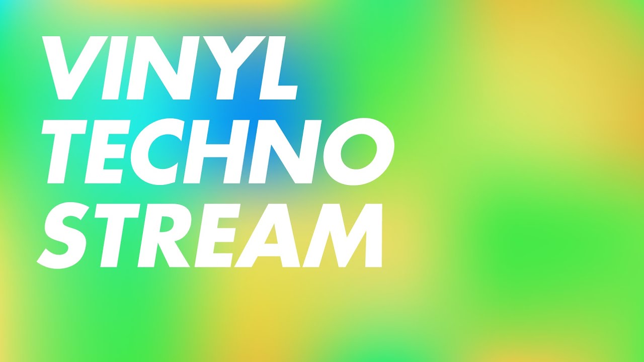 Vinyl Techno Stream - Saturday grooves 💃