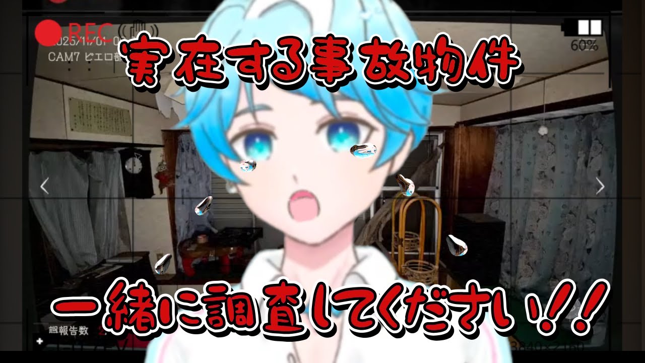 【#日本事故物件監視協会  】実在する事故物件を一緒に調査してください！ #新人vtuber #天咲twins #初見プレイ