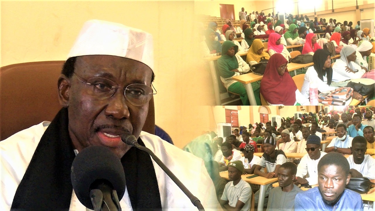 Discours de S.Mame Mor Mbackè Amphi de rentrée 2025-2026 Université Cheikh Ahmadou Bamba (UCAB) :