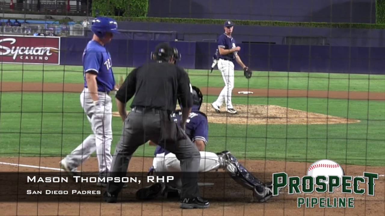 Mason Thompson Prospect Video, RHP, San Diego Padres