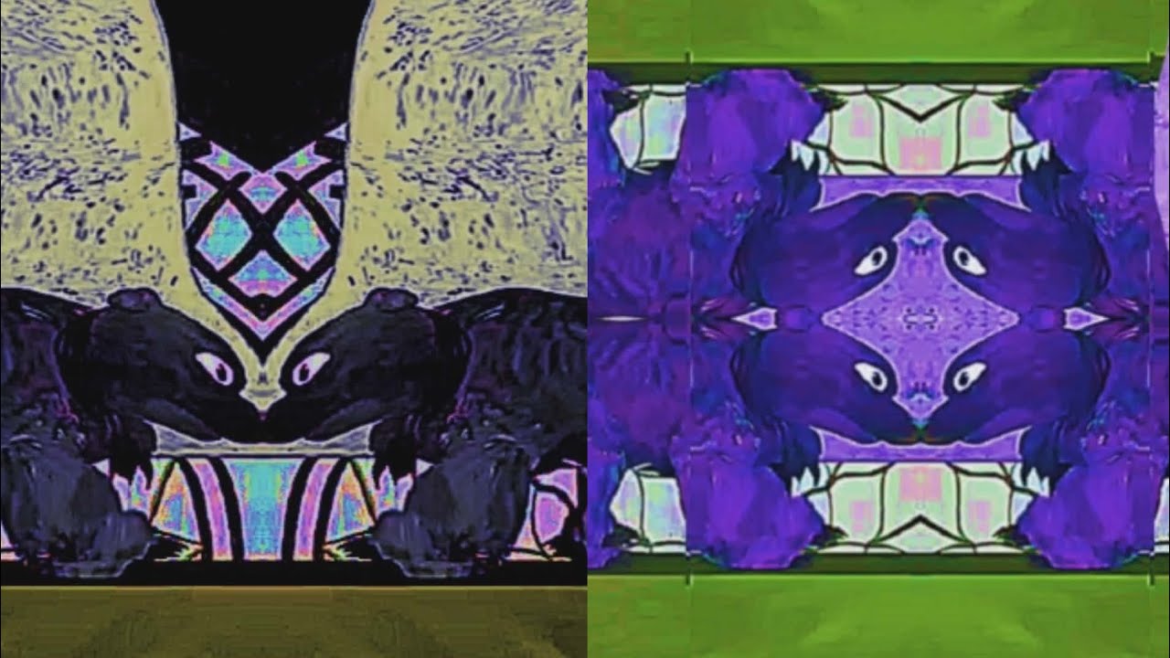 hickory dickory dock the elephant  in the clock reverse effects colors nursery rhyme 
