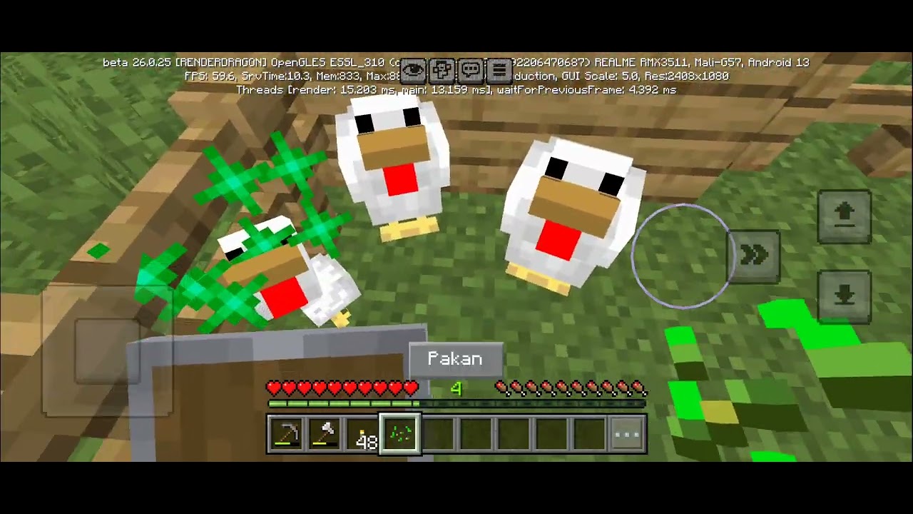 AKU MEMBANGUN PETERNAKAN AYAM DI MINECRAFT! #3