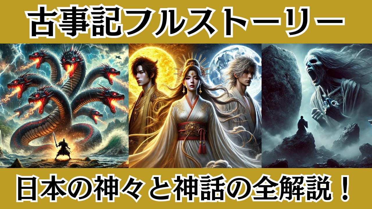 【日本神話】古事記ってこんなに面白い！ 〜神様のドタバタ劇と日本の始まり〜【上巻】