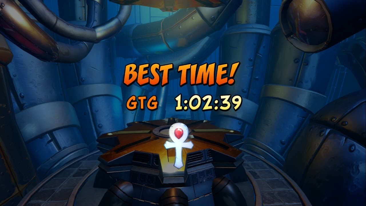Crash Bandicoot 2 - N. Sane Trilogy - Platinum Time Trial #23: Night Fight - 1:02:39