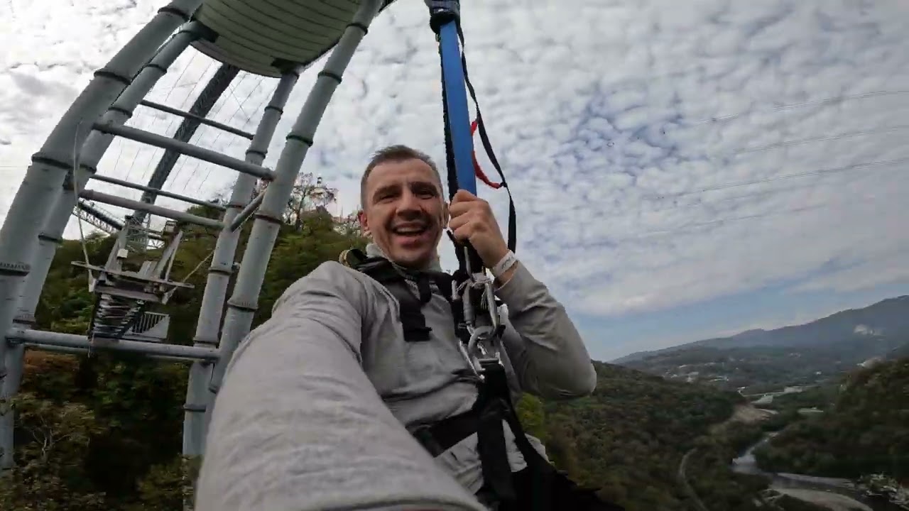 Skypark Сочи 2023. Мой прыжок с Bangy 69. GoPro.
