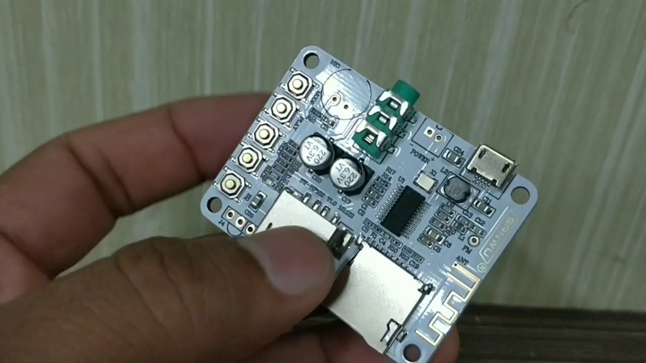 Bluetooth Audio Receiver Digital Board with USB, SD card & FM Stereo