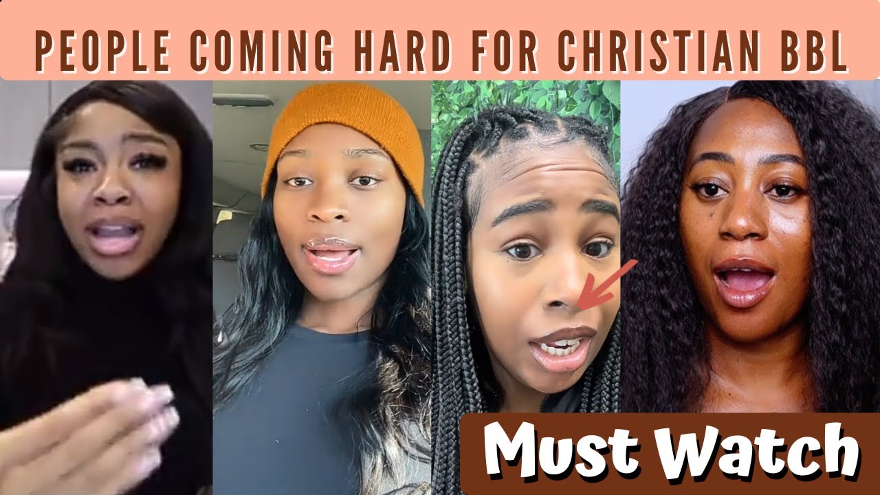 People Coming Hard For  Black Woman With Christian BBL - Must Watch