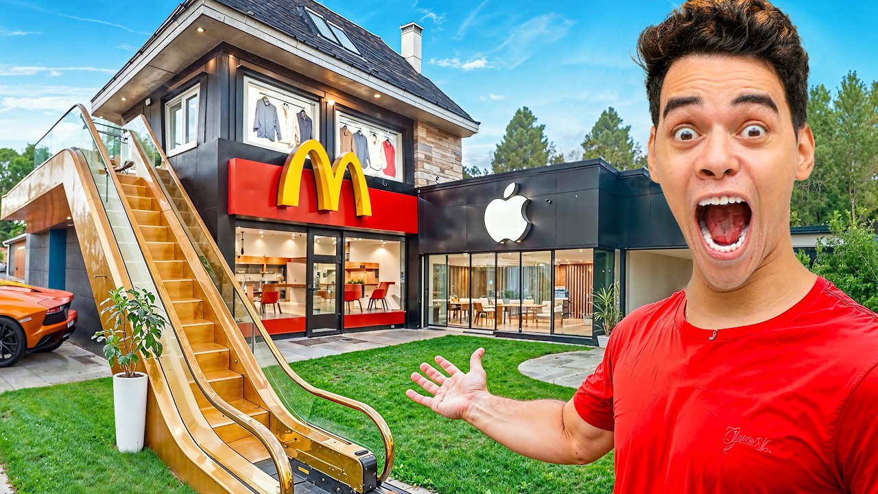 قمت ببناء مطعم ماكدونالز سري في بيت اخي 😨!! مراته عصبت عليا 💔😱