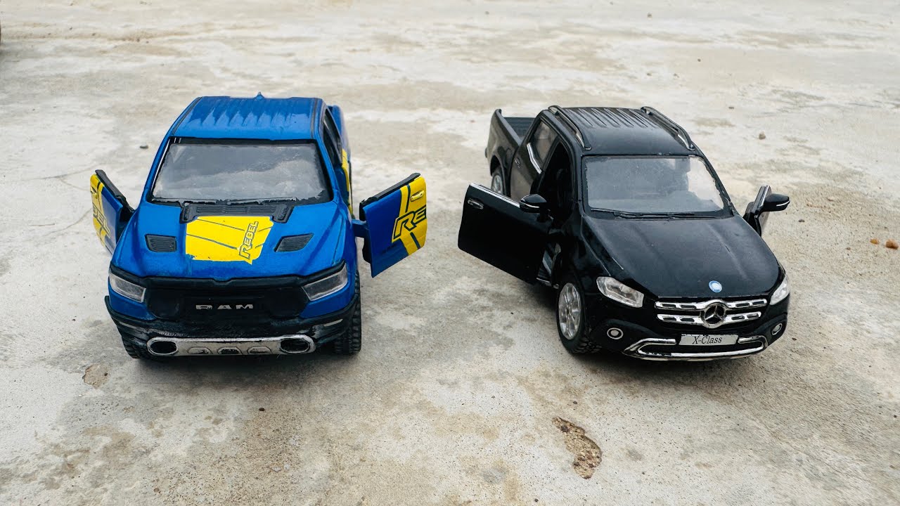New diecast detailed video | diecast car video | Mercedes and RAM diecast video 
