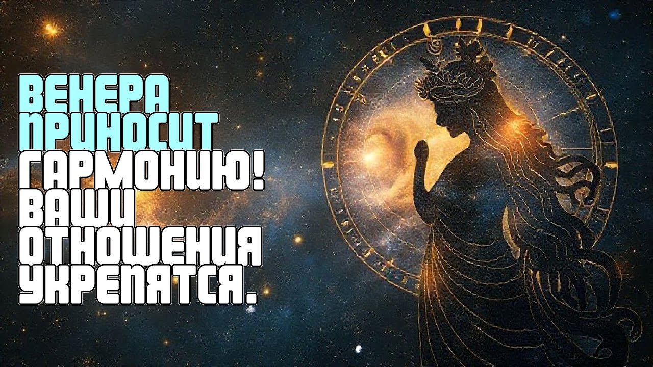 ВЕНЕРА ПРИНОСИТ ГАРМОНИЮ! ВАШИ ОТНОШЕНИЯ УКРЕПЯТСЯ