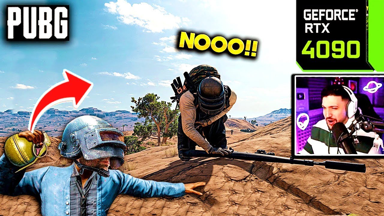 PUBG pero hago jugada avanzada con granadas - RTX 4090 24gb ( GRAFICOS EN ULTRA y AL MAXIMO )