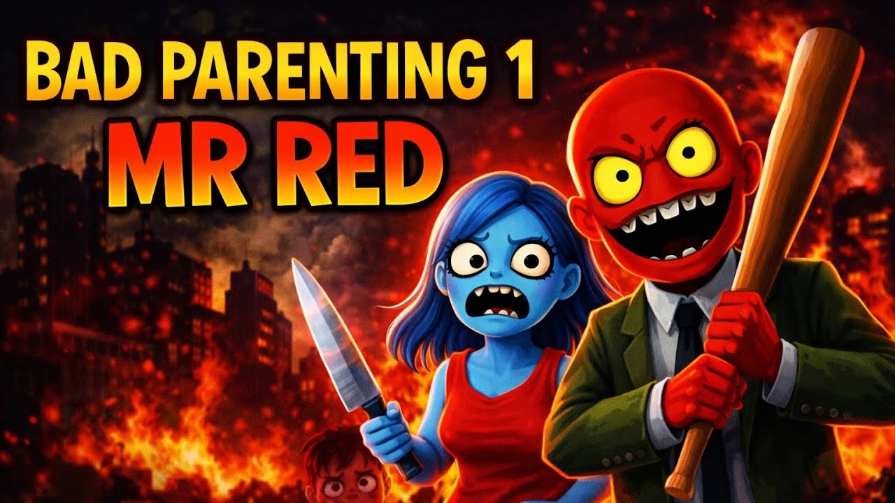 Bad parenting 1 Mr Red Face Gameplay 👹 #horror #trending #badparenting #gaming #youtube #thriller