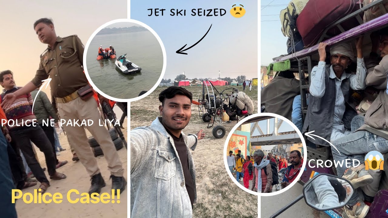 Mauni Amavasya Mela Me Itni Bheed? 🚩 Jet Ski Stunt mai accident !! hogya | Police Action