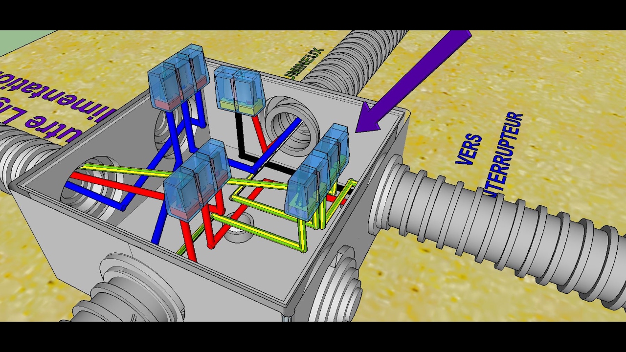 BRANCHEMENT ELECTRIQUE COMMENT FAIRE  Circuit Simple Allumage